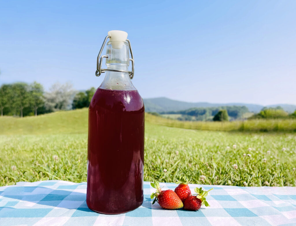 Preserving Strawberries:  Part 3--Strawberry Syrup